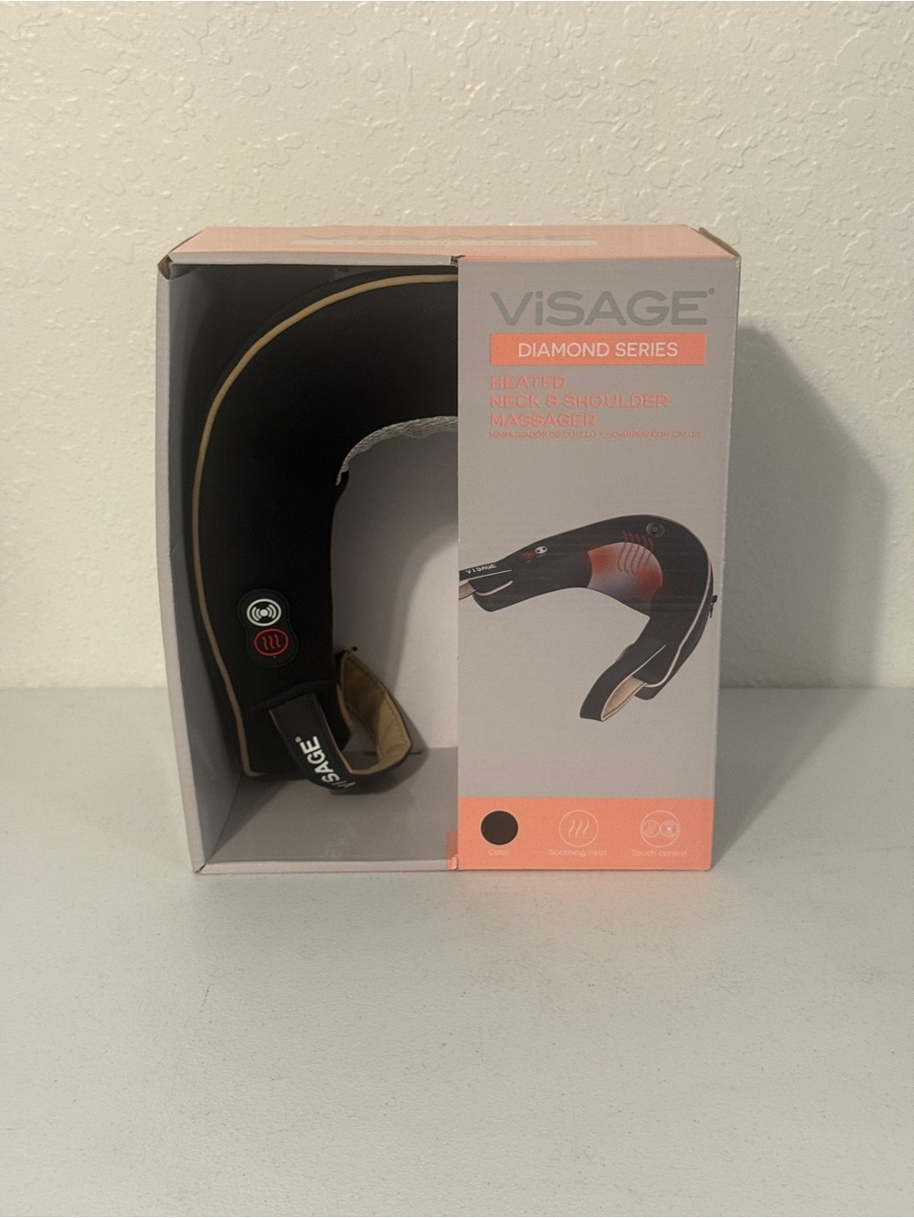 Visage Heated Neck & Shoulder Massager Diamond Series Two Speeds & Heat NEW